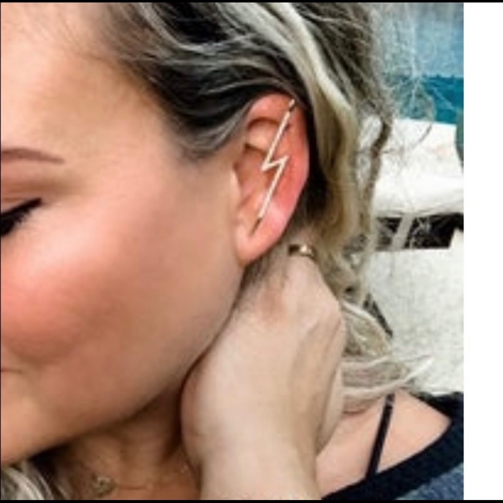 Lightning Bolt Ear Pins - BUY 1 PAIR GET 1 FREE!
